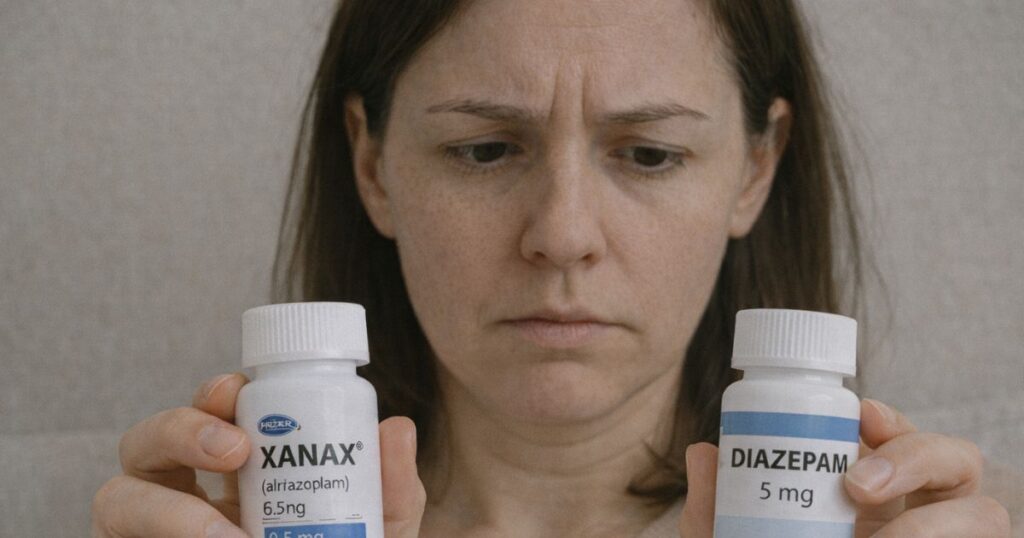 Xanax VS Diazepam